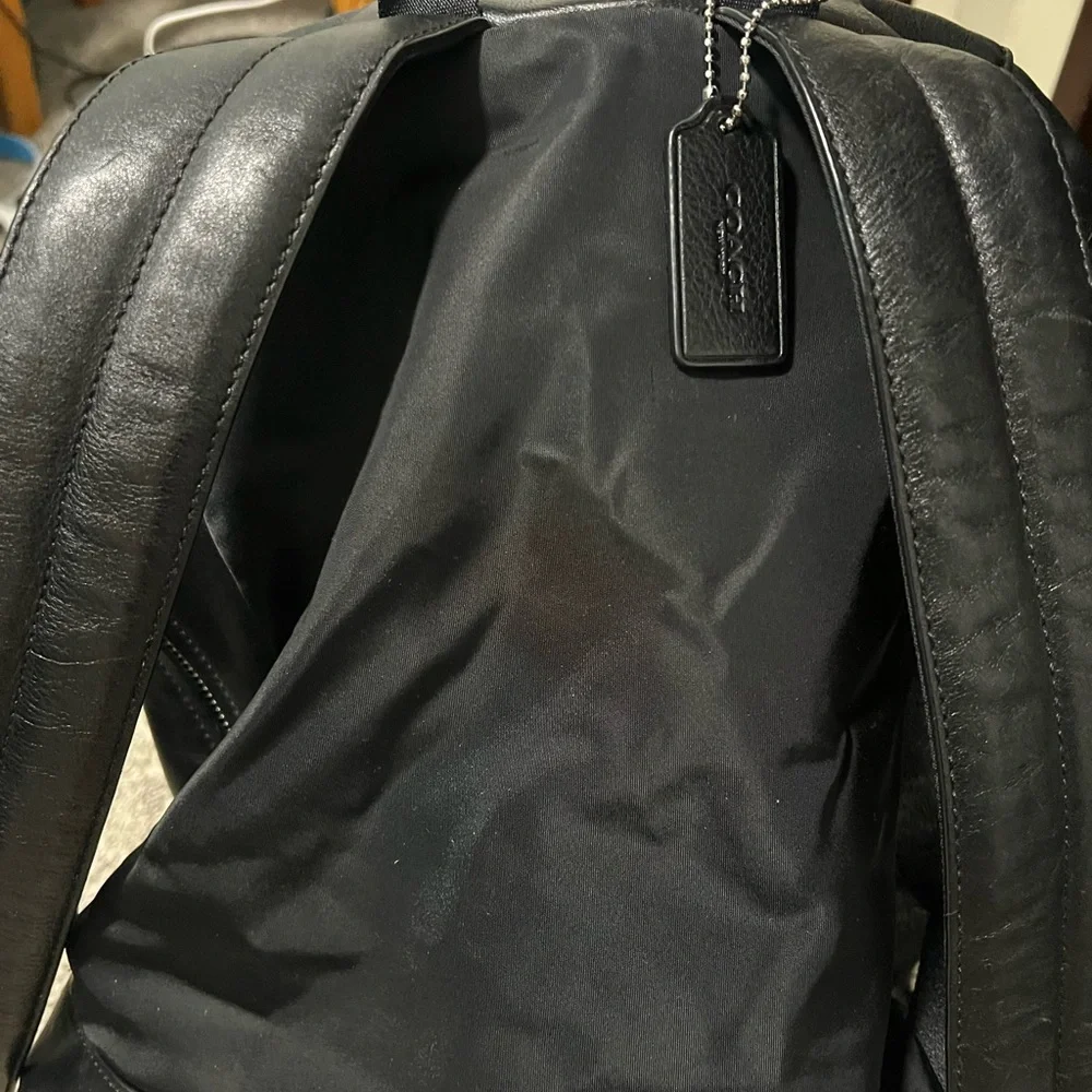 Coach Genuine Leather Backpack - Picture 3 of 7